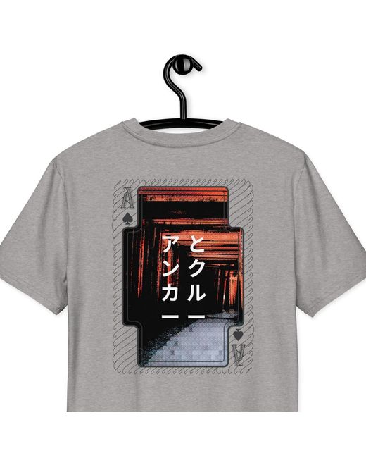 Anchor and Crew Gray Heather Four Japan Gurafiku Organic Cotton T-Shirt