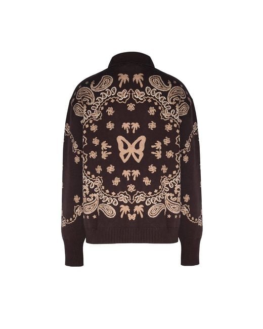 LOVEIST STORE Brown Caprica Zipper Knitting Cardigan