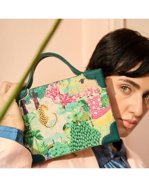 Simitri Green Faerie Briefcase Bag