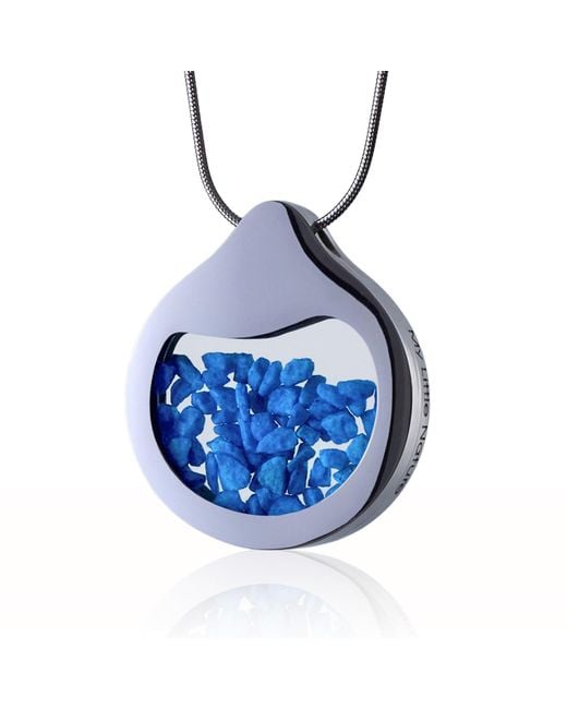My Little Nature Blue Elegant Handcrafted Necklace With Natural Stones – Unique Nature-Inspired Pendant Jewelry