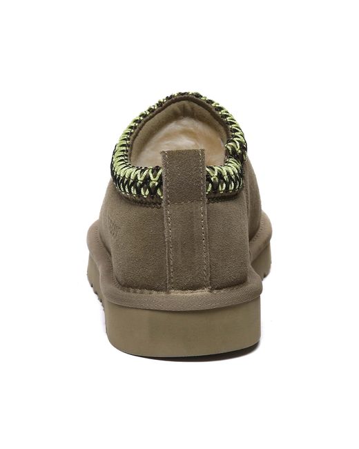 EverAu Australia Brown Wigeon Leather Slippers