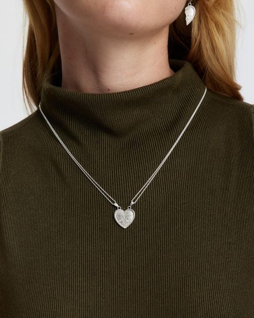 Déclarer Metallic Te Amo Necklace