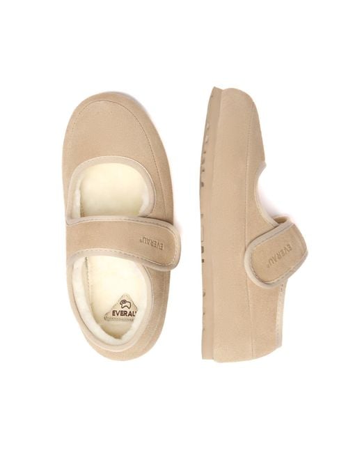 EverAu Australia White Neutrals Adjustable Strap Slippers
