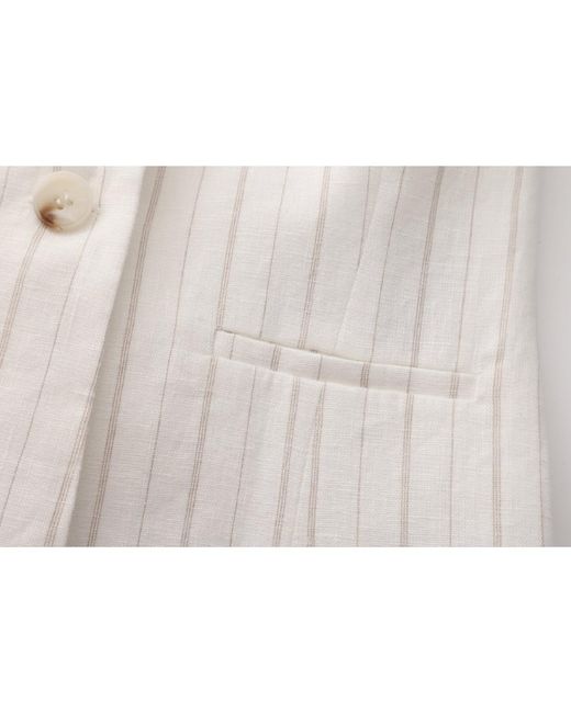 NUAJE NUAJE White Le Tailored Halter Vest