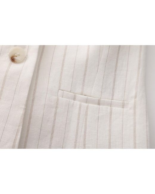 NUAJE NUAJE White Le Tailored Halter Vest