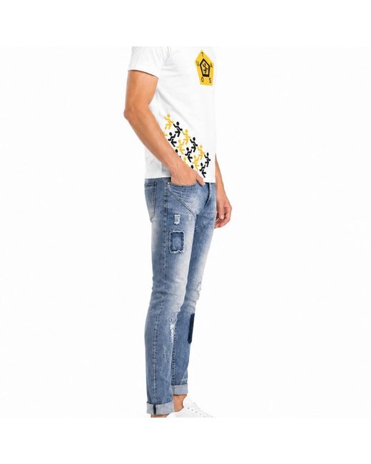 Chuks Collins Blue Act Self Light Denim for men