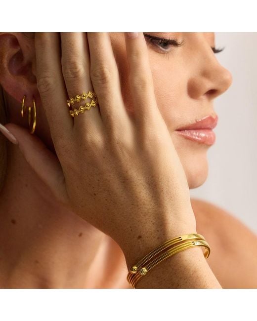 Amadeus Metallic Tellus Stacking Ring