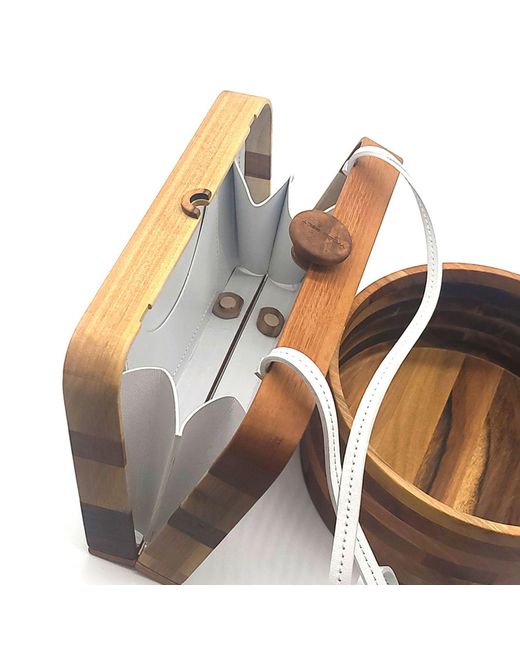 Wood Belt Gray Clutch Bag Huascaran Safety 2030