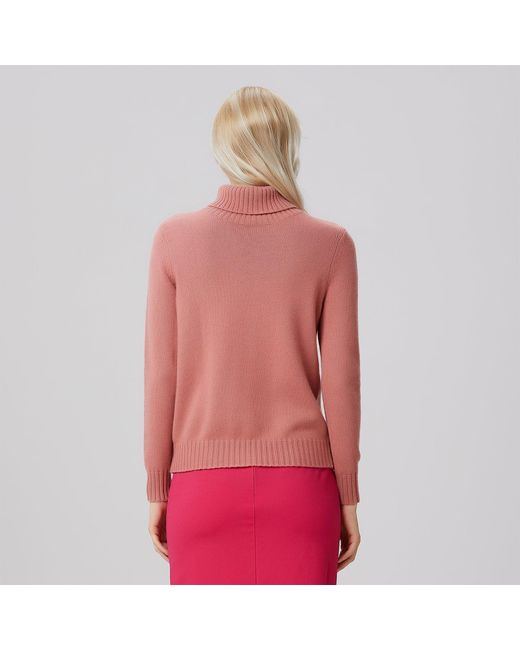 Smart and Joy Red Turtle Neck Jumper