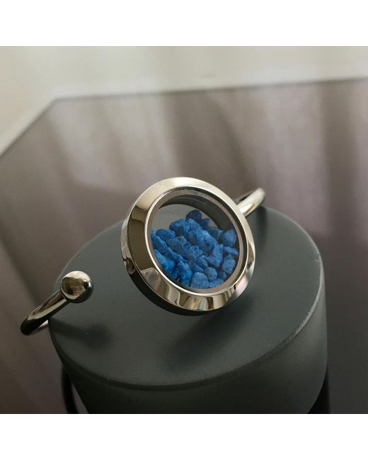 My Little Nature Blue Premium Quality Designer Cuff Bracelet With Natural Stones – Statement Jewelry