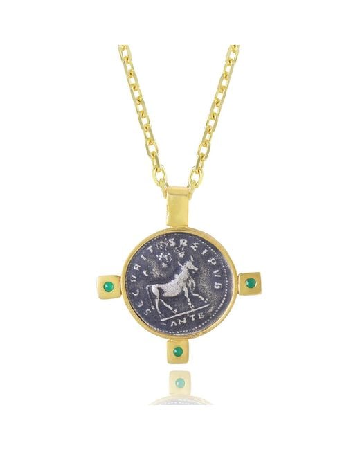 Ece London Metallic The Julian I I Coin Necklace