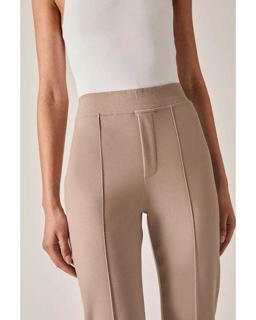 James Lakeland Natural Neutrals Cigarette Taupe Trousers