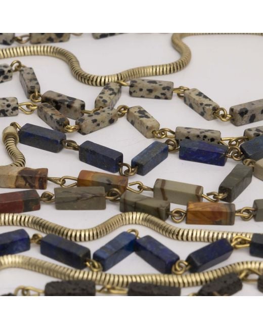 Zeworks Metallic Vast Picasso Jasper Bracelet