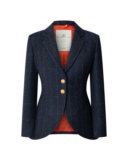 The Extreme Collection Blue Wool Blazer With Premium Finish Morgan