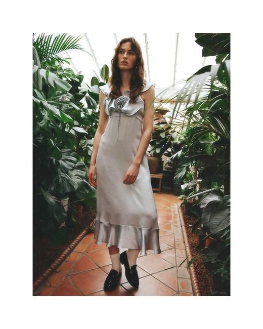 Lisa The Label Blue Le Jardin Peony Dress