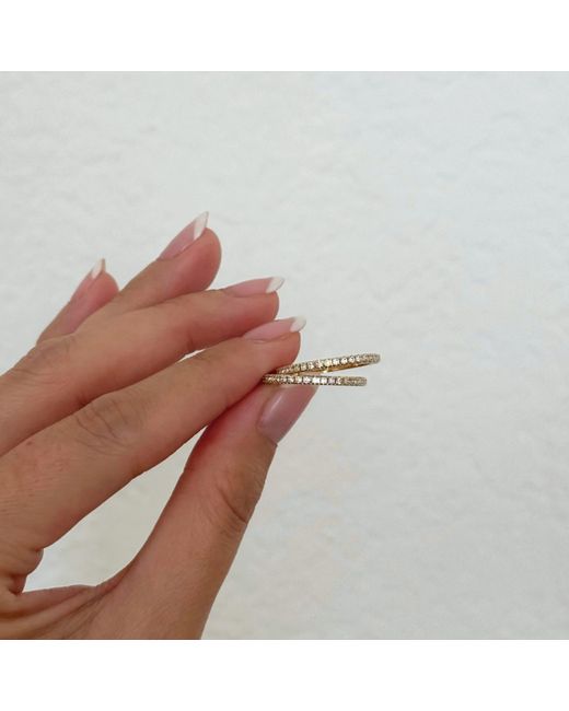 SET & STONES Metallic Aurora Smart Ring Stacking Set