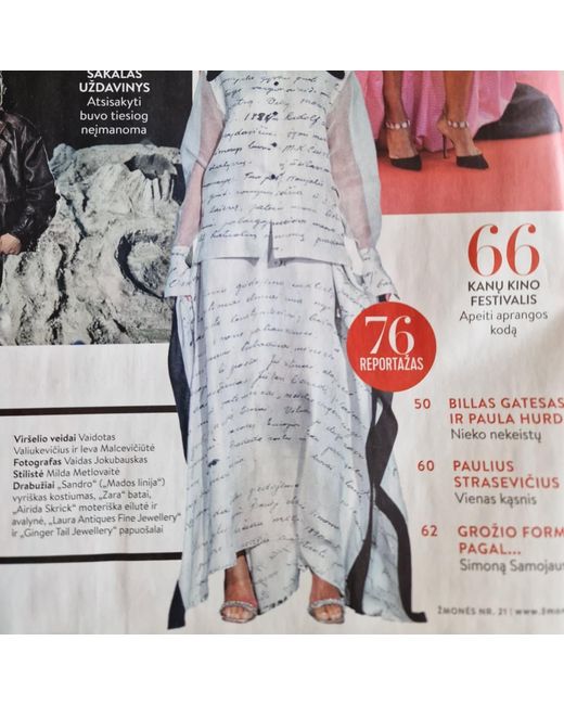 Laura Daili Gray Silk Maxi Skirt