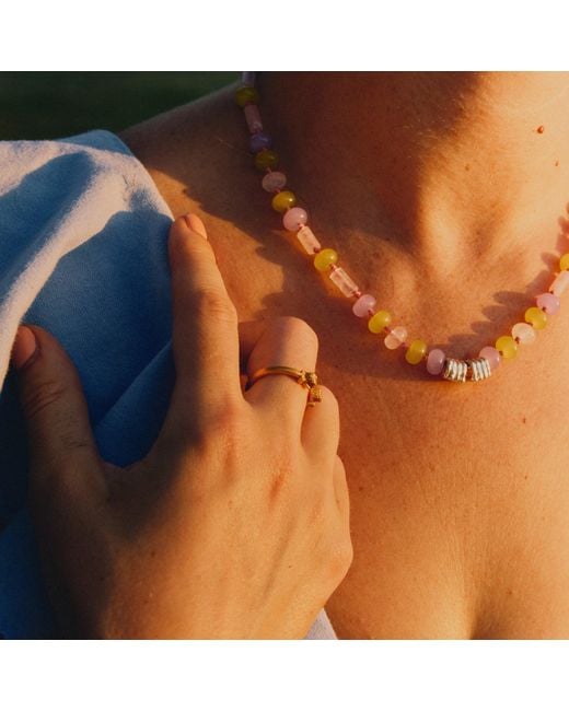 Après Youth Metallic 'Spud' Beaded Friendship Necklace