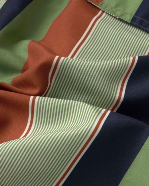 Thinking Mu Green Striped Swimsuit Liu for men