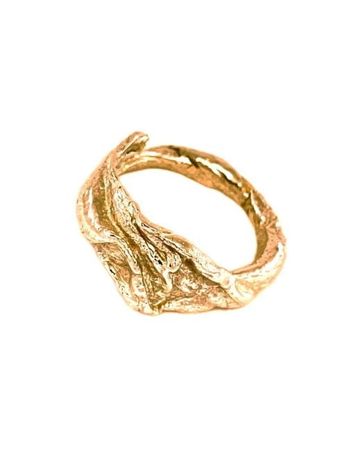 Bio-Trimmings Metallic Carrara Adjustable Ring