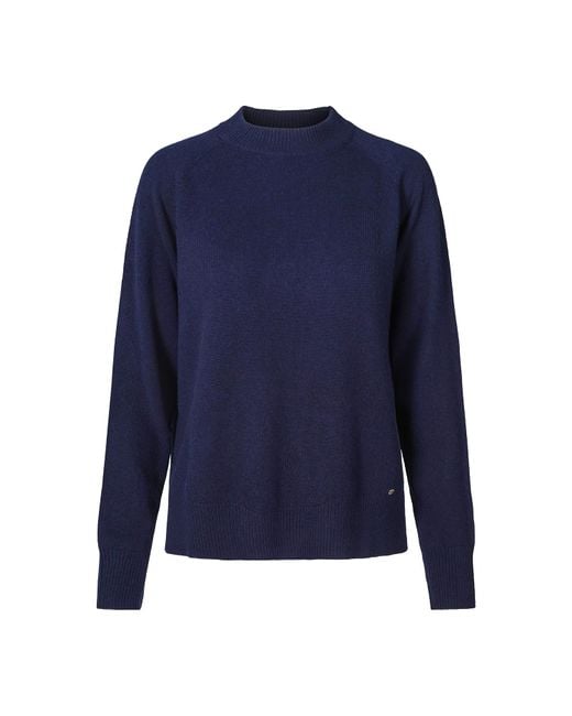 tirillm Blue Aida Cashmere Raglan Pullover