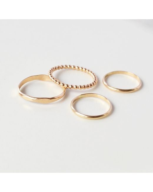 Glamrocks Jewelry Metallic The Favorites Ring Set