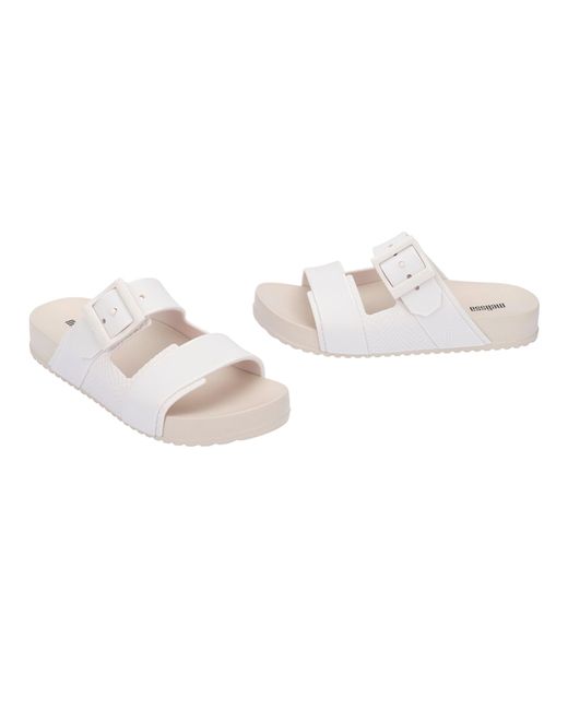 Melissa White Neutrals Cozy Connection Slide