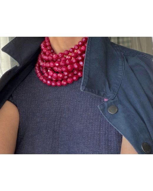 Fairchild Baldwin Red Bella Fuchsia Necklace