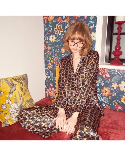 Emma Wallace Black Graeme Pj Set