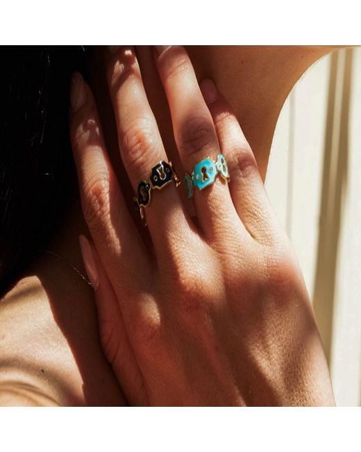 Myrto Katramadou Jewellery Blue Unlocked Bracelet