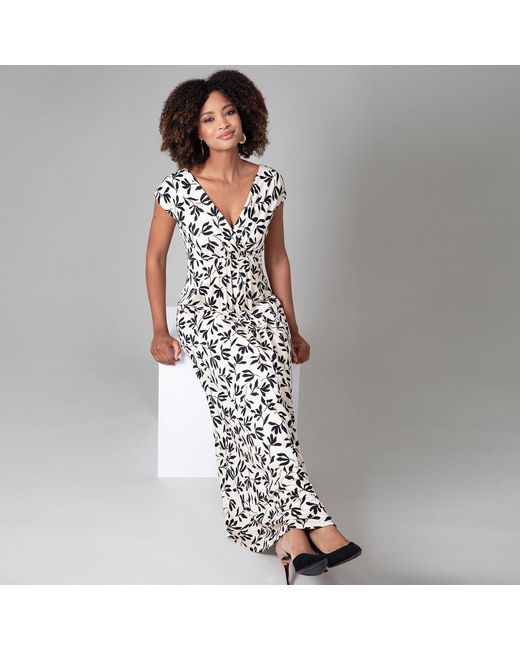 Alie Street London White Neutrals Sophia Maxi Dress