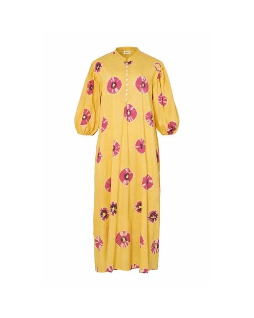 Par Y Escala Sl Yellow Jamu Dress