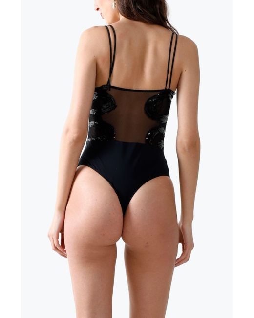 Room 24 Black Lumi Bodysuit