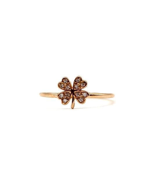 VicStoneNYC Fine Jewelry Metallic Lucky Clover Diamond Ring
