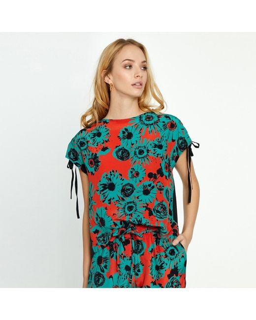 Emma Wallace Blue Kelly Top