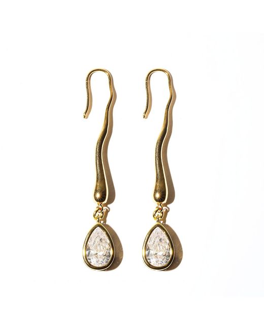 Studio Baloge Metallic Suspendue Goutte Earrings