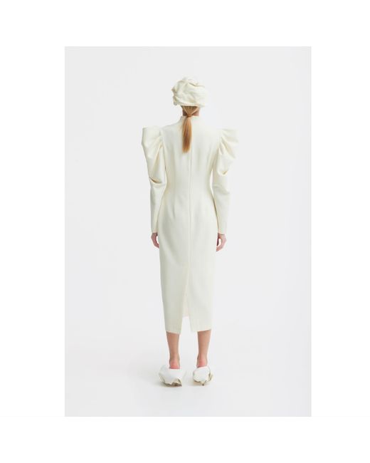 Julia Allert White Neutrals Headpiece – Evening Mini Hat Style