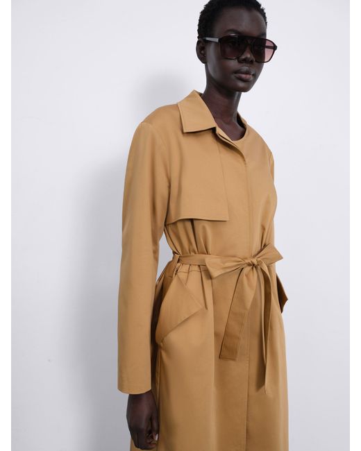 Sélone Natural Neutrals Colette Maxi Trench Warm Camel