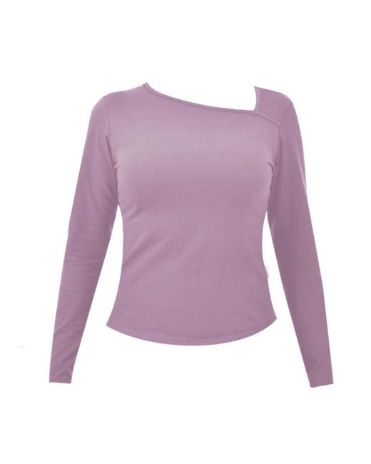 Frock Tales Purple Avalon Asymmetric Top
