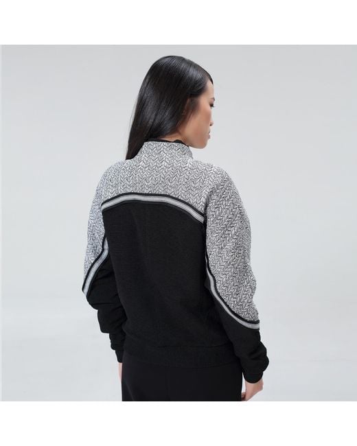 Smart and Joy Gray Bi-Color Bumper Jacket