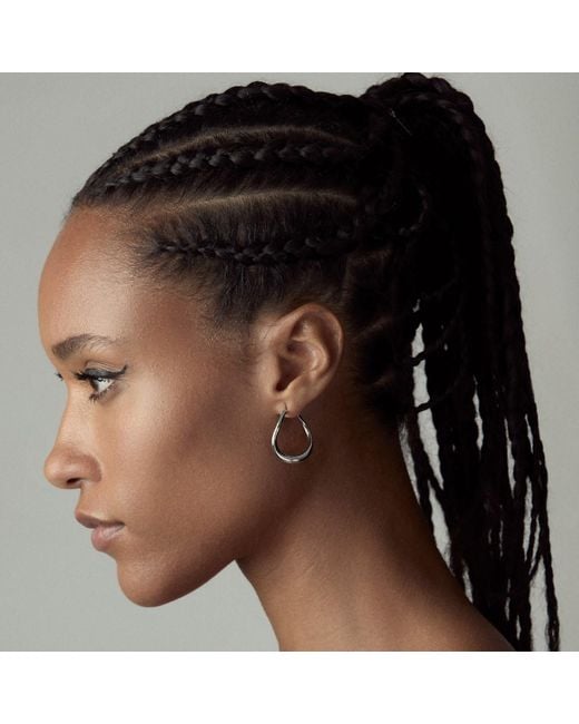 Dinny Hall Metallic Wave Small Hoops