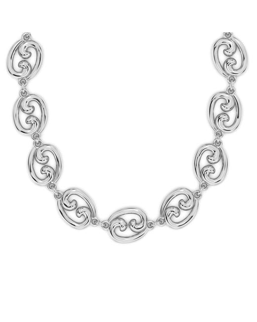 Leni James Metallic The Fibonacci Link Necklace