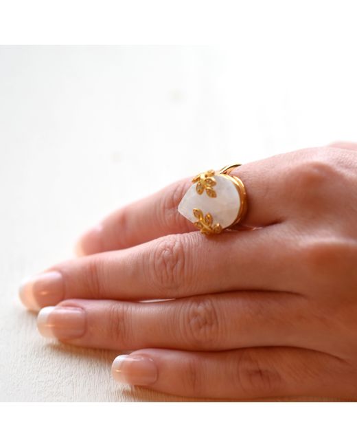 GEM BAZAAR Metallic Lace Ring