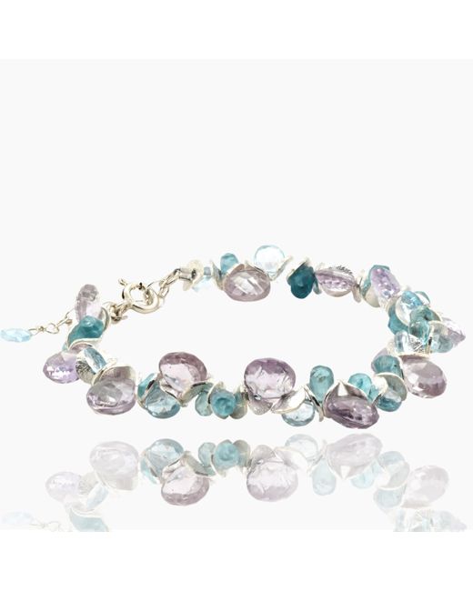 Lori Kaplan Design Blue Signature Sunset Sterling Bracelet