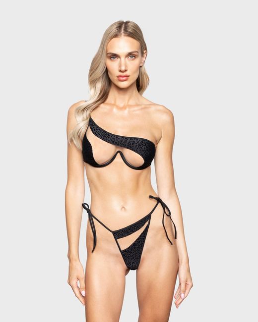 GOD SAVES QUEENS Black Gigi Top