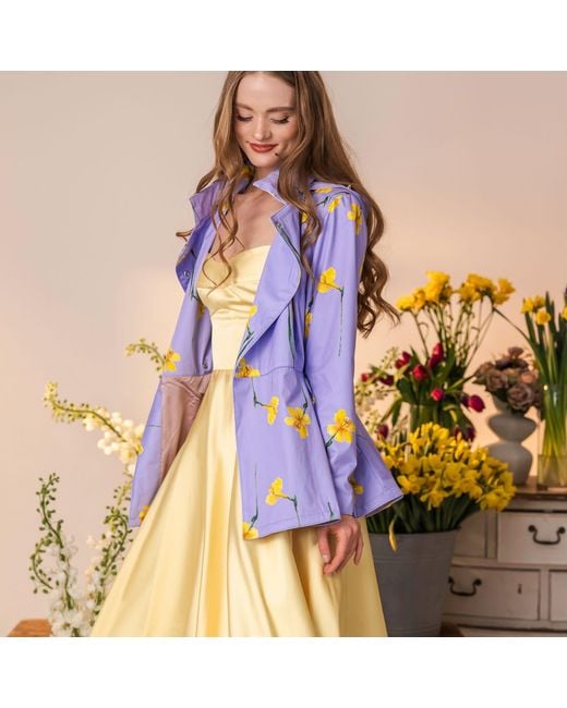 RainSisters Purple Jacket With Detachable Hood: Lilac Joy