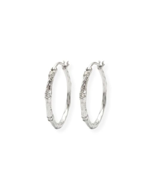 Martina Rozenberg Smira Jewelry White Pedra Earrings