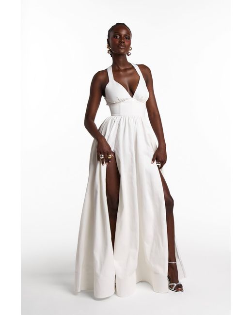 Ofuure White Adele Maxi Dress