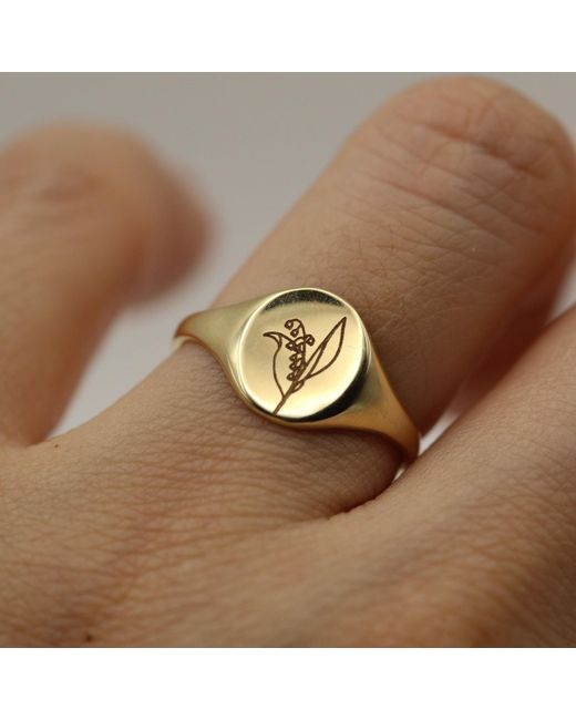 VicStoneNYC Fine Jewelry Metallic Lily Of The Valley Flower Ring