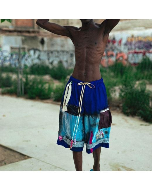 Miro Misljen Blue Ibiza Shorts for men
